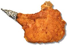 The 'milanese' cutlet. The 'milanese' cutlet.