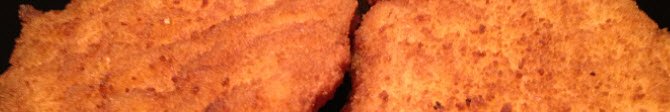 The elephant ear cutlet. The elephant ear cutlet.