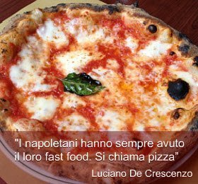Luciano De Crescenzo. lo street food e la pizza. Luciano De Crescenzo. lo street food e la pizza.