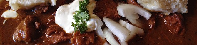 Main Courses: ‘Goulash’. Main Courses: ‘Goulash’.