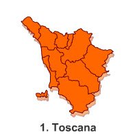 Vini DOCG: DOCG Regione Toscana.