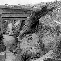 World War I Food: german trench occupied by British Soldiers (img-13) World War I Food: german trench occupied by British Soldiers (img-13)